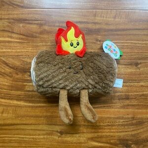 NWT New Target Gigglescape 7" Yule Log Holiday Plush Collectible Toddler Kids